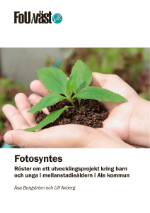 Fotosyntes - Göteborgsregionens kommunalförbund
