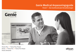 Genie Medical Anpassningsguide