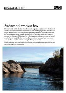 Strömmar i svenska hav