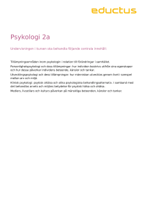 Psykologi 2a
