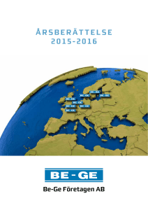 årsberättelse 2015-2016 - Be