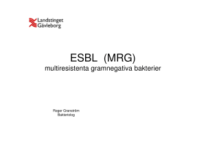 (Microsoft PowerPoint - ESBL bakteriologi smittskyddsdag 110413