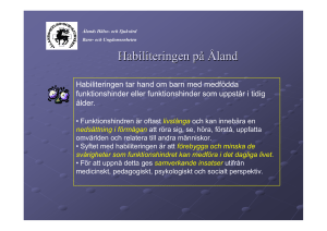 Habiliteringen på Åland - Ålands Hälso