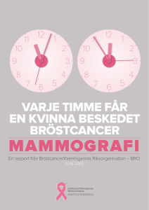 mammografi - Bröstcancerföreningen Amazona