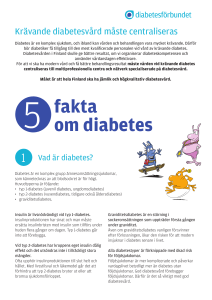 fakta om diabetes