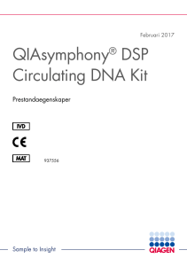 QIAsymphony DSP ccfDNA Kit Performance Characteristics