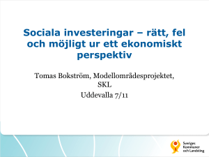 2. SKL om sociala investeringar