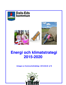 Energi och klimatstrategi 2015-2020, antagen av