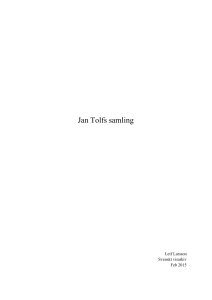 Jan Tolfs samling
