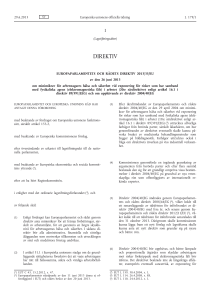 EU:s direktiv 2013/35/EU om minimikrav för arbetstagares hälsa och
