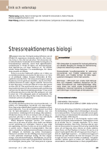 Stressreaktionernas biologi