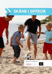skåne i siffror - Tourism in Skåne
