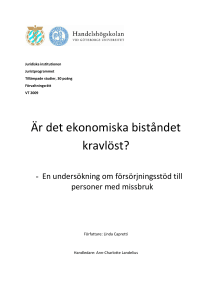 Är det ekonomiska biståndet kravlöst?