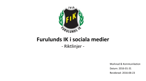 Sociala medier_FIK_riktlinjer_rev1