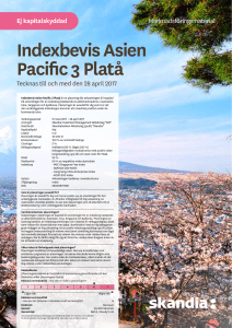 Indexbevis Asien Pacific 3 Platå