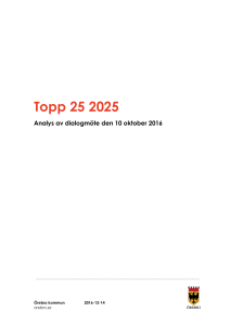 Topp 25 2025 - Kontakta Örebro kommun