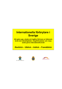 Internationella förbrytare i Sverige