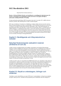 SGU Bss-direktivet 2011 - Sveriges Bergmaterialindustri