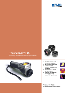 ThermaCAM™ E45 - Kimo Instrument