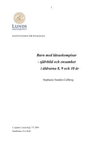 Barn med låtsaskompisar - Lund University Publications