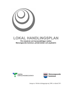 Lokalhandlingsplan missbruk Stenungsund 2011