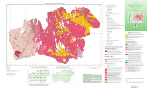 Berggrundskarta över Kronobergs län, skala 1:250 000