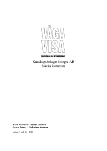 Observationsrapport, Våga Visa