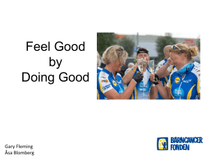 Feel Good by Doing Good