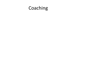 Coaching/ Baskurs