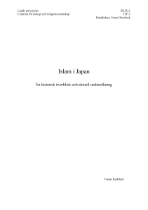 Islam i Japan - Lund University Publications