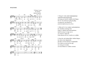 PSALM 832 T Holger Lissner Per Harling M Erik Sommer 2. Smyg in