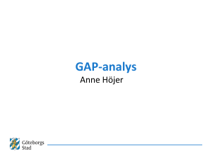 GAP-analys - Samverkanstorget