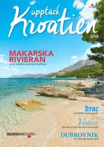 makarska rivieran - Kroatienspecialisten