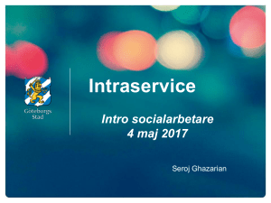 Intraservice - Social utveckling