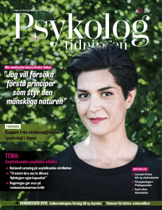 PT 6 2016 - Psykologtidningen