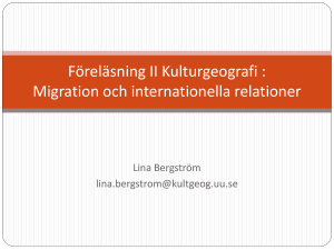 Migration och internationella relationer