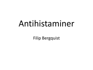 Antihistaminer Filip Bergquist