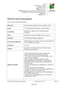 FDG (F18- 2-fluoro-2-deoxy