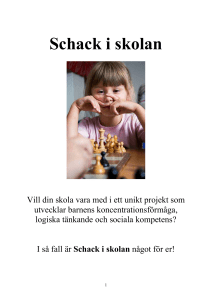 Schack i skolan i Halland
