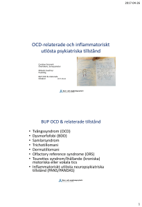 OCD-relaterade tillstånd och autoimmunitet