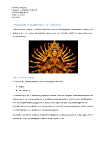 Hinduismen vs Buddismen VT17 Årskurs 8