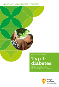 Typ 1- diabetes - SKL:s webbutik - Sveriges Kommuner och Landsting