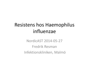 Resistens hos Haemophilus influenzae