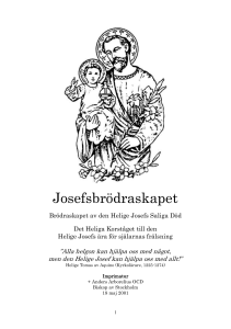Josefsbrödraskapet - Sankt Franciskus Katolska Församling