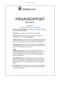finansrapport - Västerås stad
