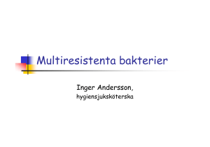 Multiresistenta bakterier