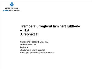 Tremperaturreglerat laminärt luftflöde – TLA
