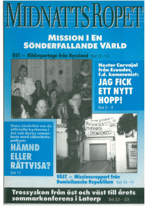 VÄST - Missionsrap-,ort från Dominikanska Republiken Sid 10-11