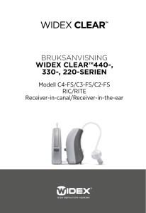 bruksanvisning widex clear™440-, 330-, 220-serien