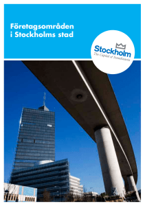 Företagsområden i Stockholms stad